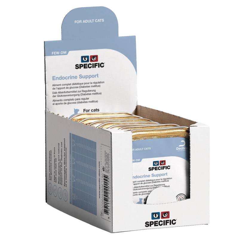 Specific FEW-DM Endocrine Support veterinārie konservi kaķiem diabētam 100 g