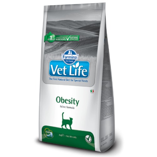 Farmina Vet Life Obesity veterinārā kaķu barība svara kontrolei 5 kg