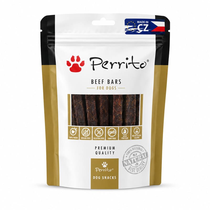 Perrito Bars Beef gaļas gardums suņiem ar liellopu 100 g