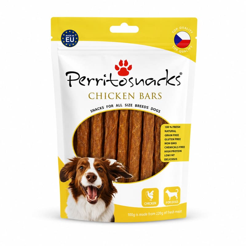 Perrito Bars Chicken gaļas gardums suņiem ar vistu 100 g