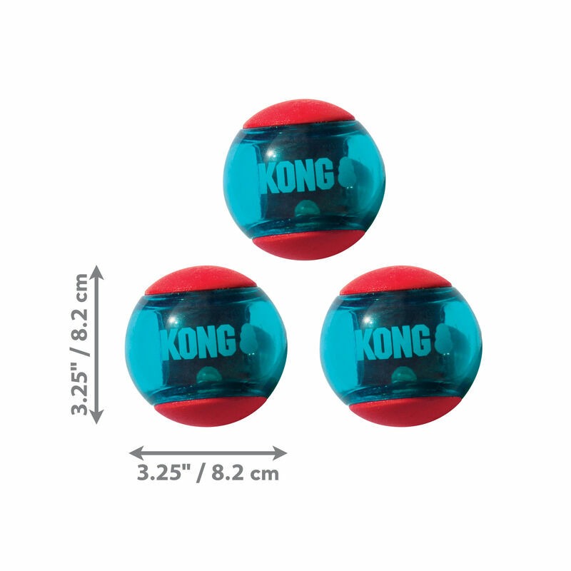 KONG SQUEEZZ ACTION BALL rotaļlieta suņiem L 8.3cm 2gb