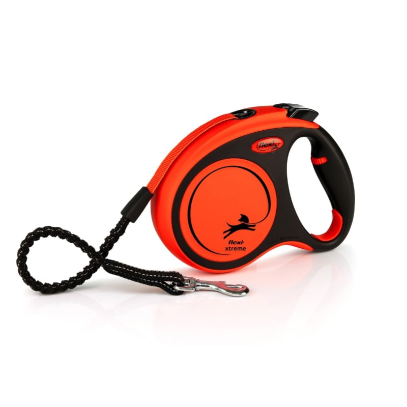FLEXI XTREME S LENTE 5M 20KG izvelkama inercijas pavada suņiem