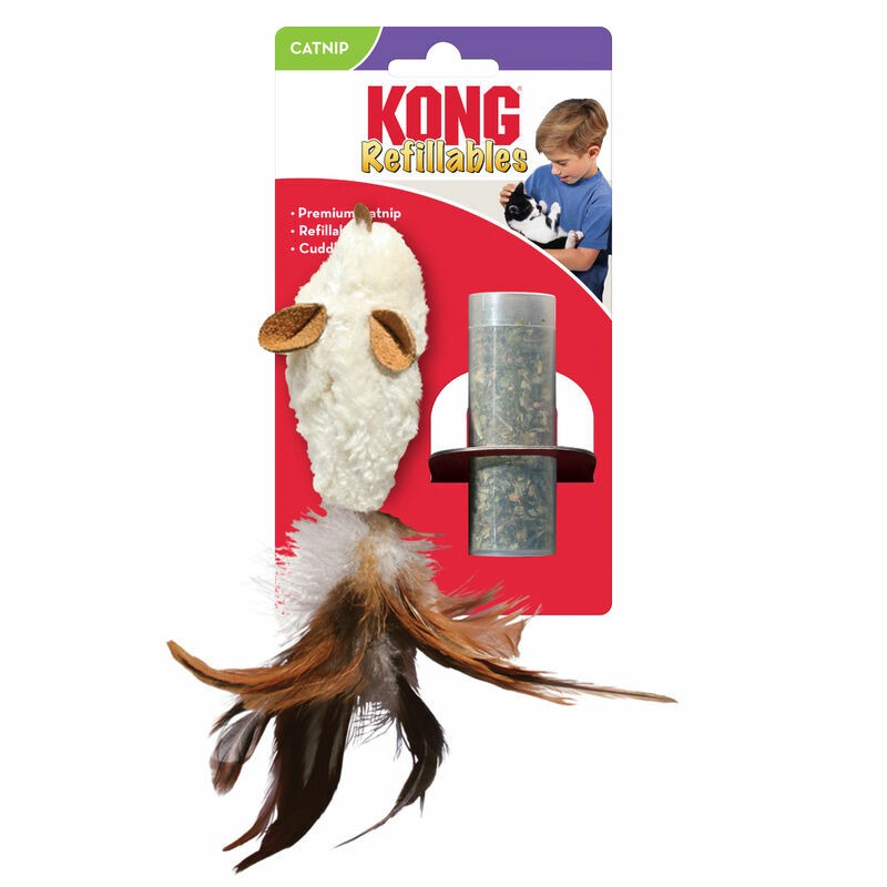 KONG CAT CATNIP MOUSE Rotaļlieta kaķiem