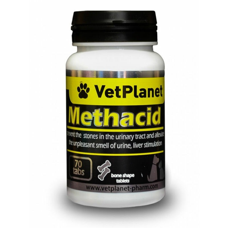 VetPlanet Methacid tabletes urīnceļiem suņiem un kaķiem N70