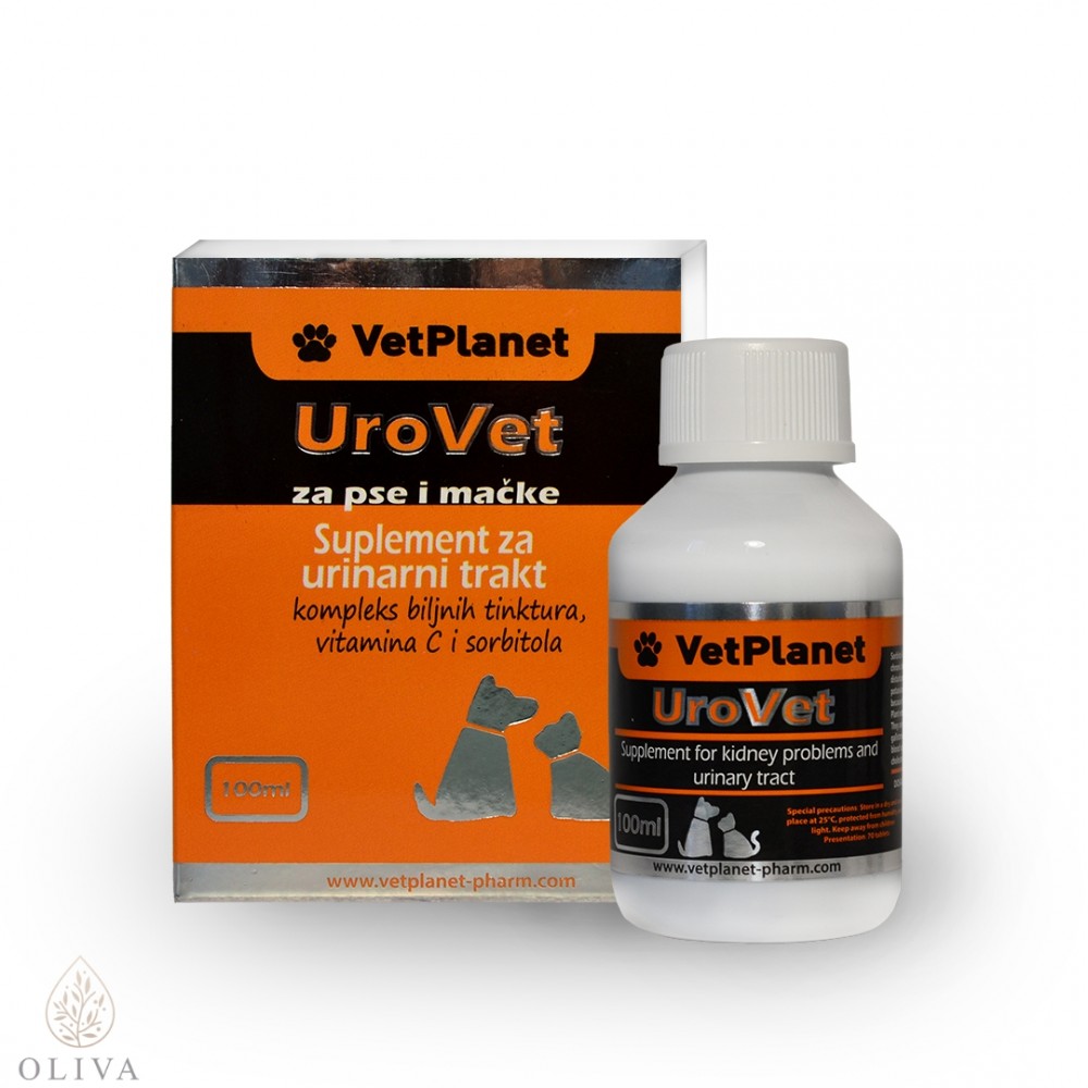 VetPlanet Urovet šķidrums urīnceļiem suņiem un kaķiem 100 ml