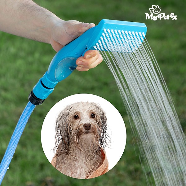 MY PET BRUSH HOSE ķemme ar šļuteni suņu mazgāšanai