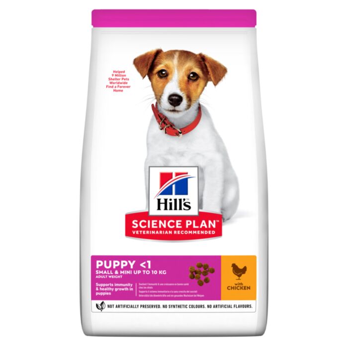 HILL`S SP DOG MINI PUPPY CHICKEN sausā barība kucēniem Vista 300g