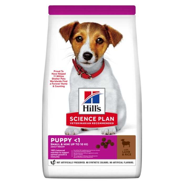 HILL`S SP DOG MINI PUPPY LAMB sausā barība kucēniem Jērs 6kg