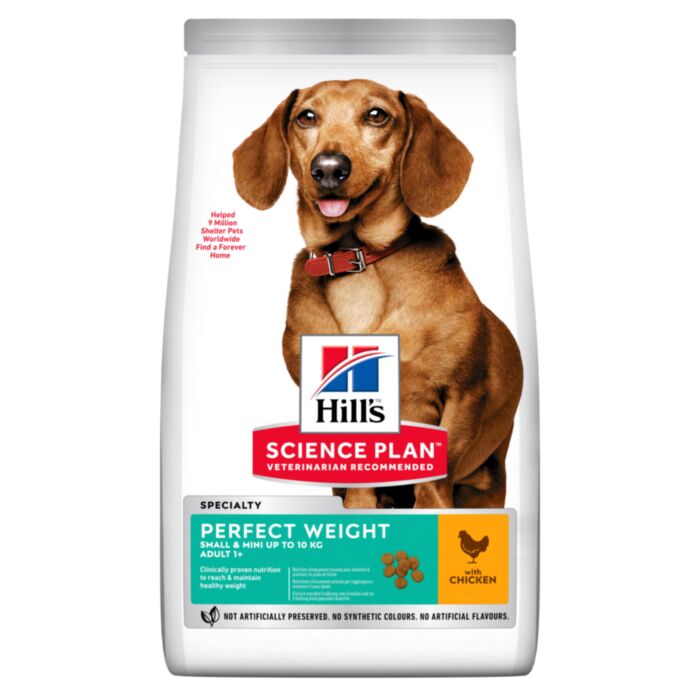HILL`S SP DOG MINI PERFECT WEIGHT sausā barība suņiem Vista 1.5kg