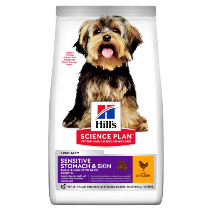 HILL`S SP DOG MINI SENSITIVE SKIN & STOMACH sausā barība suņiem 6kg