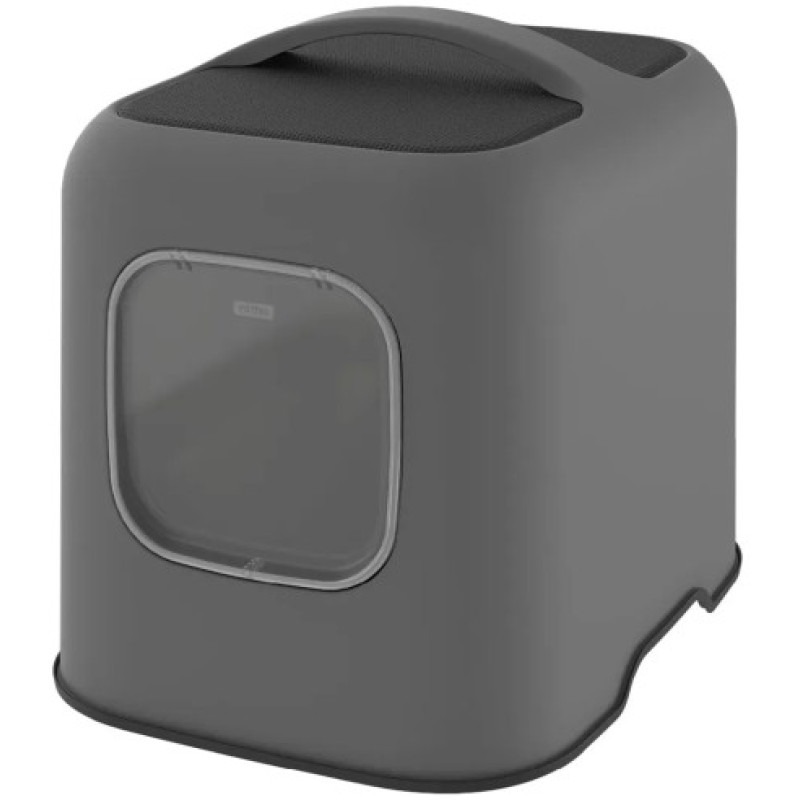 Gimcat Smart Olimpia slēgta kaķu tualete Antracite 51x39,5x44 cm