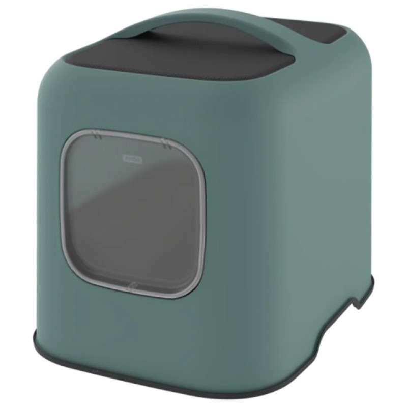 Gimcat Smart Olimpia slēgta kaķu tualete Petrol 51x39,5x44 cm