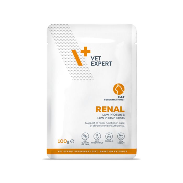 VetExpert VD Renal veterinārie konservi kaķiem nierēm 100 g