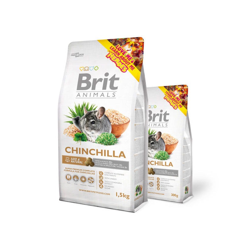 BRIT ANIMALS CHINCHILLA barība šinšillām 300g