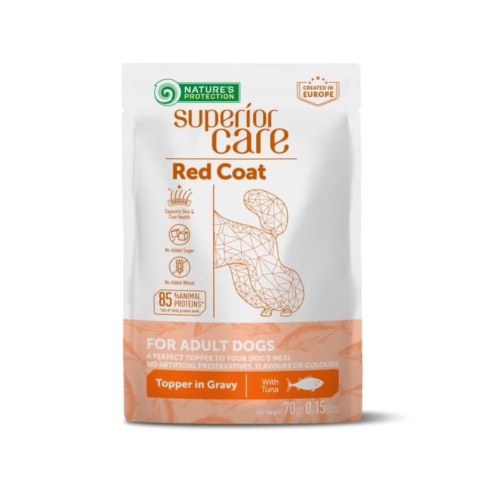 NATURE`S PROTECTION SUPERIOR DOG RED konservi suņiem Tuncis 70g