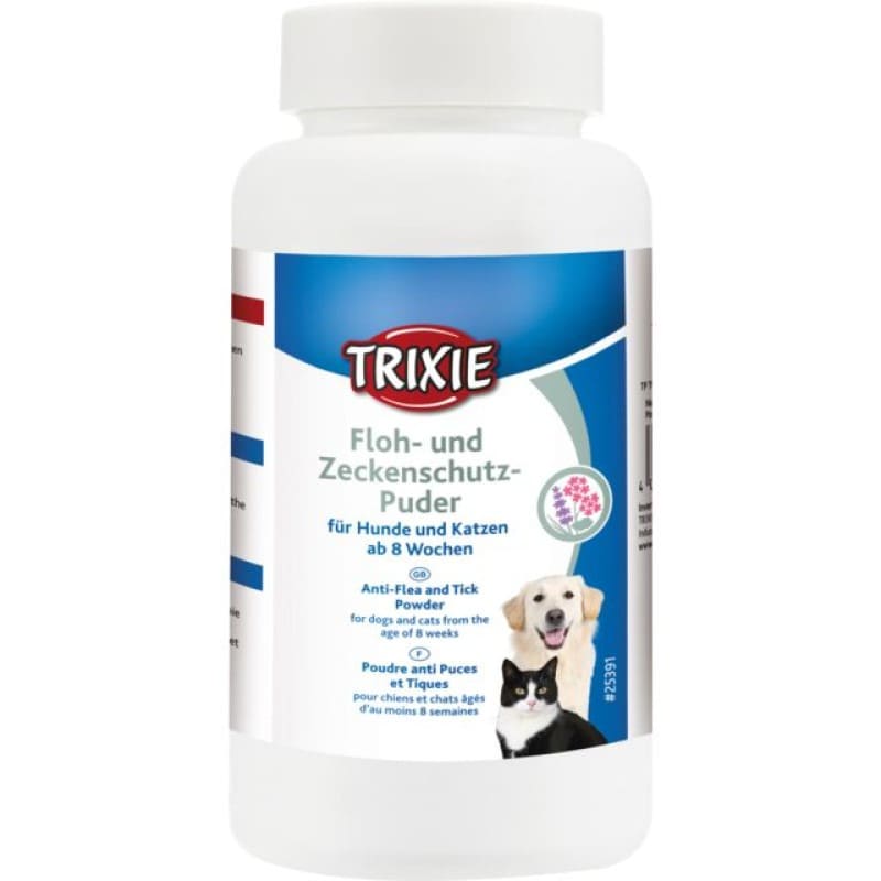 Trixie pūderis pret blusām un ērcēm suņiem un kaķiem 150 g