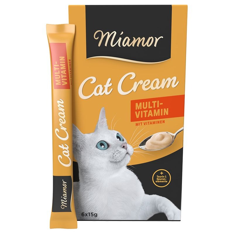 Miamor Cream Multivitamin kaķu gardums krēms kaķiem ar vitamīniem 15 g N6