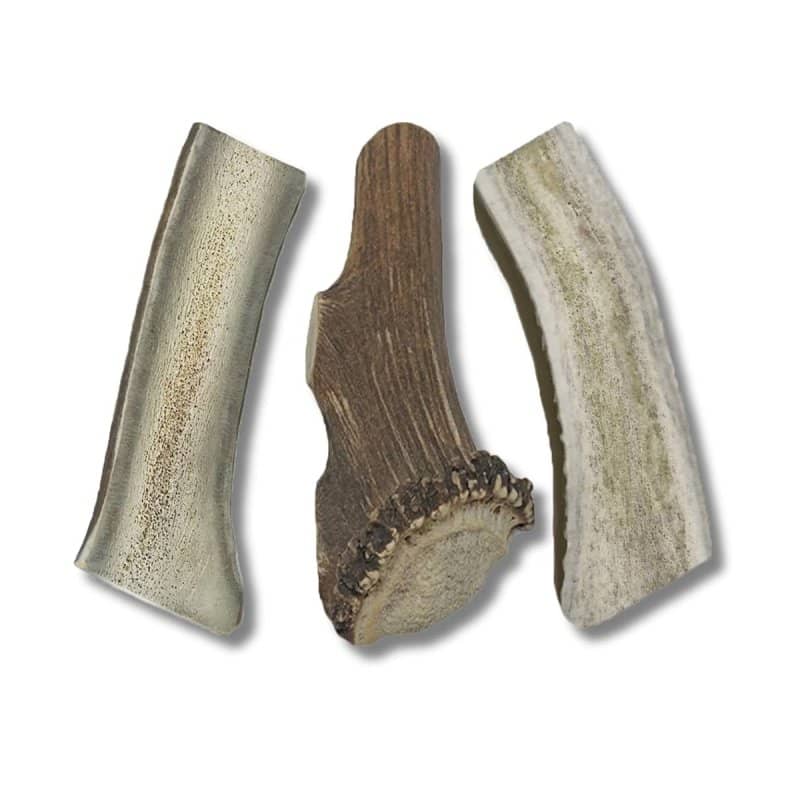 SPLIT ANTLER dabīgs brieža rags suņiem L (81-120g)