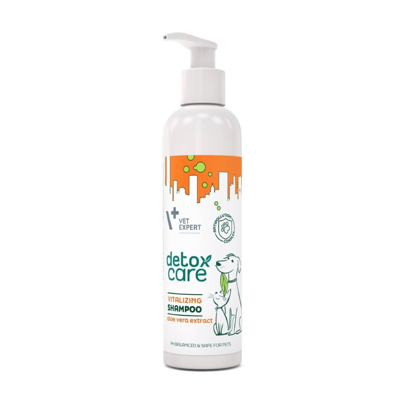 VetExpert Detox Care Vitalizing šampūns suņiem un kaķiem apmatojuma atjaunošanai 250 ml
