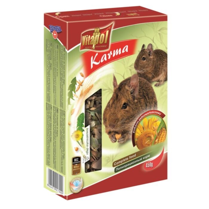 VITAPOL DEGU grauzēju barība degu 450g