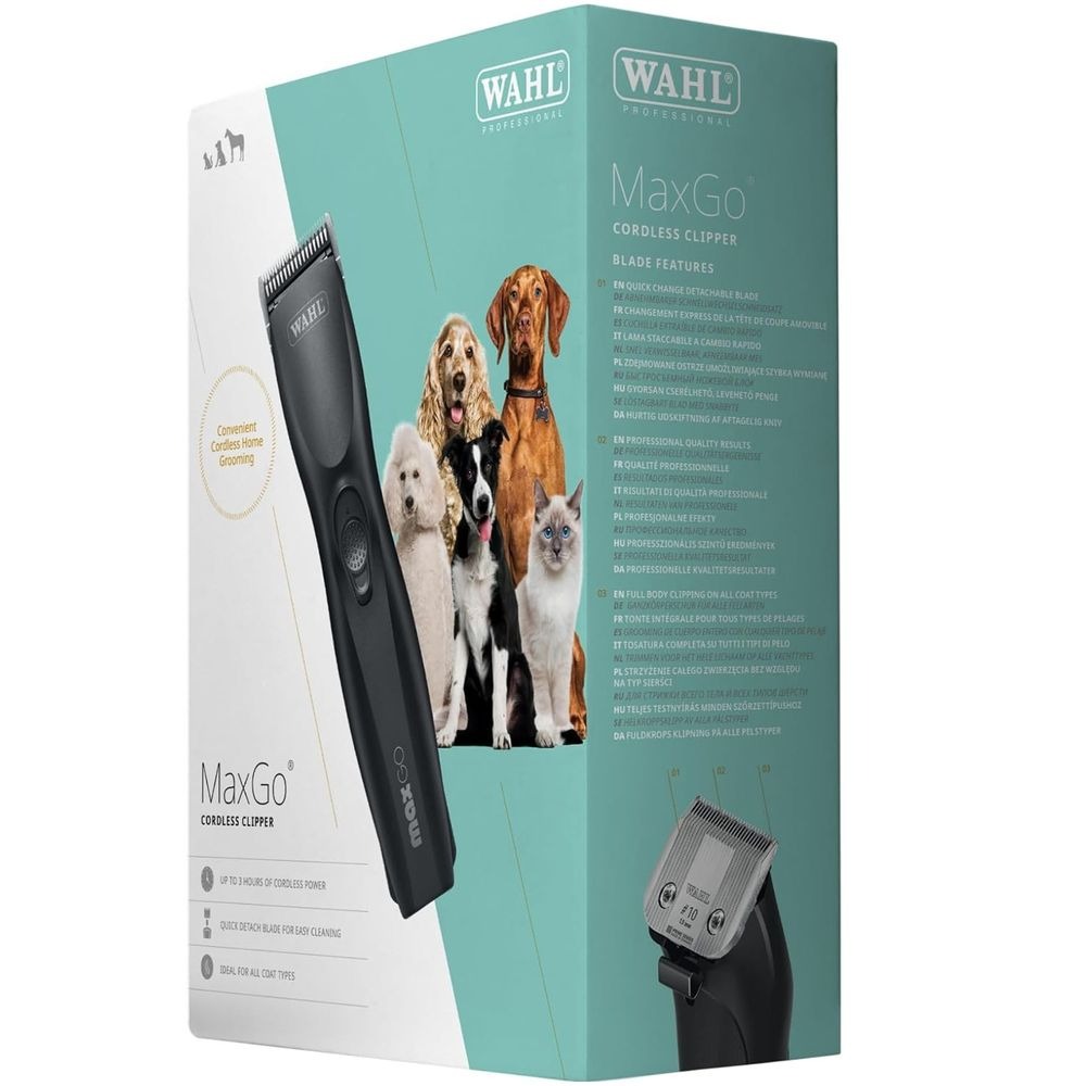 Wahl MaxGo Brushless Clipper bezvadu cerpjamā mašīnīte suņiem
