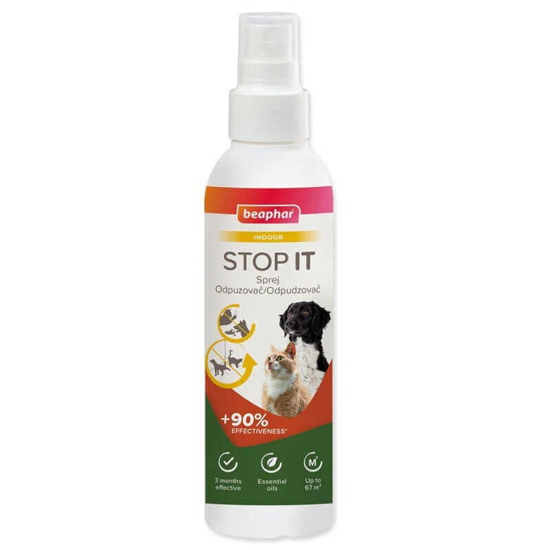Beaphar Stop It Indoor sprejs suņu un kaķu atbaidīšanai telpās 200 ml