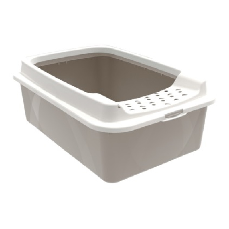 Gimborn Bea kaķu tualete ar augstām malām Beige 57x39x21 cm