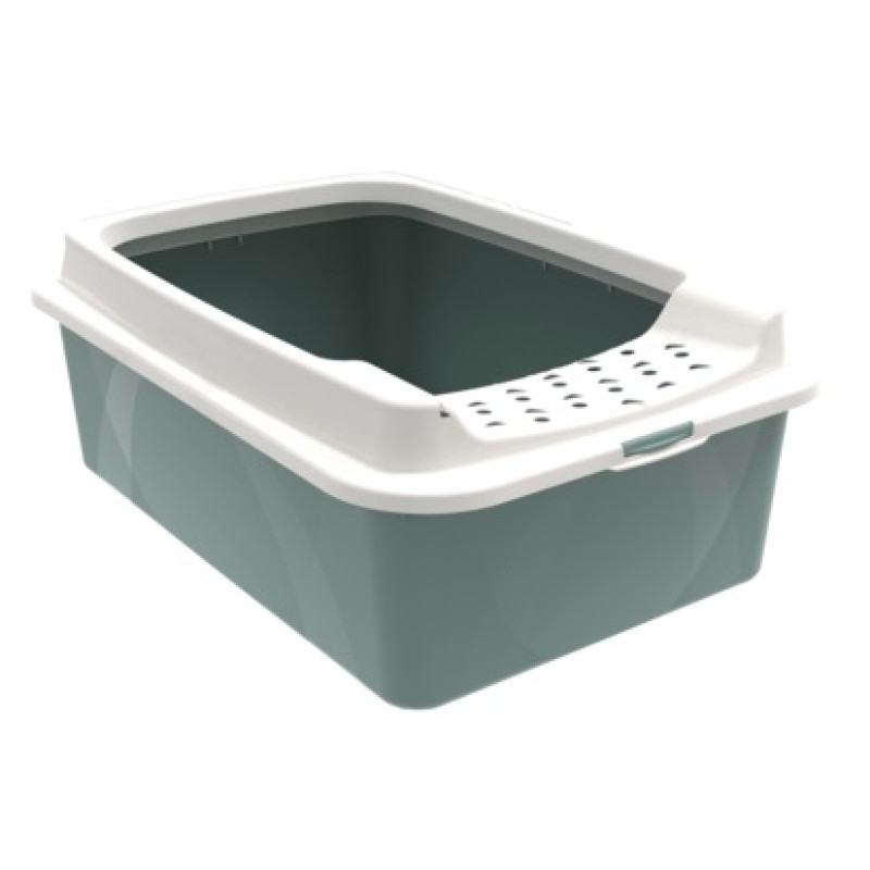 Gimborn Bea kaķu tualete ar augstām malām Green 57x39x21 cm