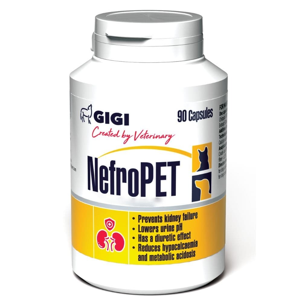 GIGI NefroPET kapsulas nierēm suņiem un kaķiem N90