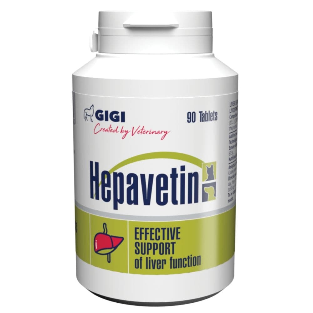 GIGI Hepavetin tabletes aknu veselībai suņiem un kaķiem N90