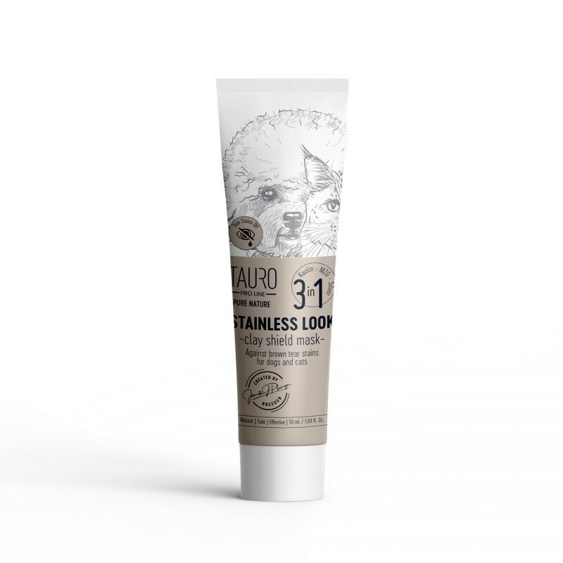 Tauro Pro Line Stainless Look maska suņiem un kaķiem pret asaru traipiem 50 ml