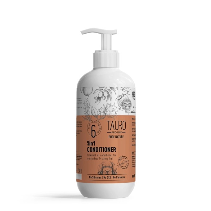 TAURO PRO LINE PURE NATURE 5IN1 kondicionieris suņiem, kaķiem 400ml