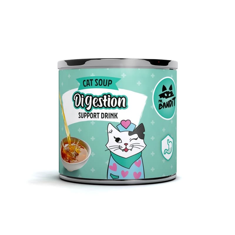 Mr.Bandit Cat Soup Digestion kaķu dzēriens ar vistu 95 ml