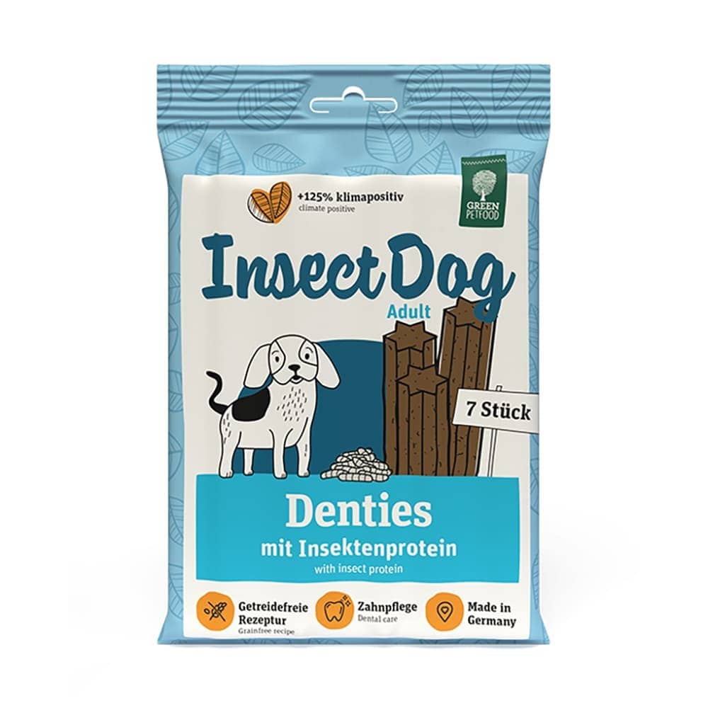InsectDog Denties kārumi suņiem zobu kopšanai ar insektu proteīnu 180 g N7