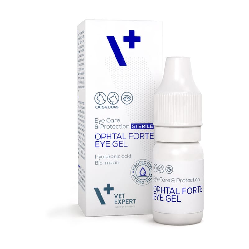 VetExpert Eye Gel Ophtal Forte acu gēls suņiem un kaķiem 7 ml