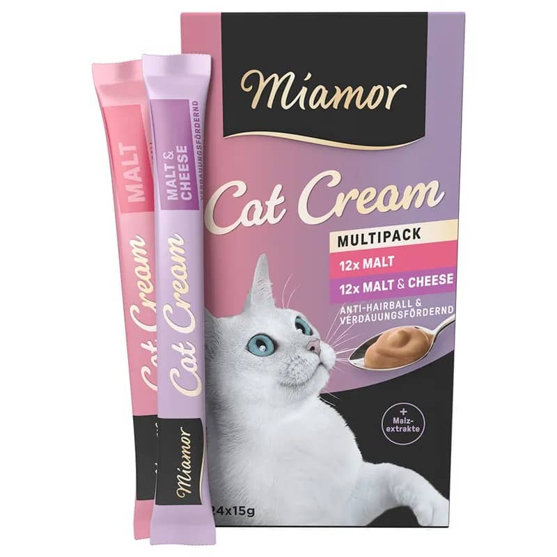 Miamor Cream Multipack kaķu gardums krēms kaķiem 15 g N24