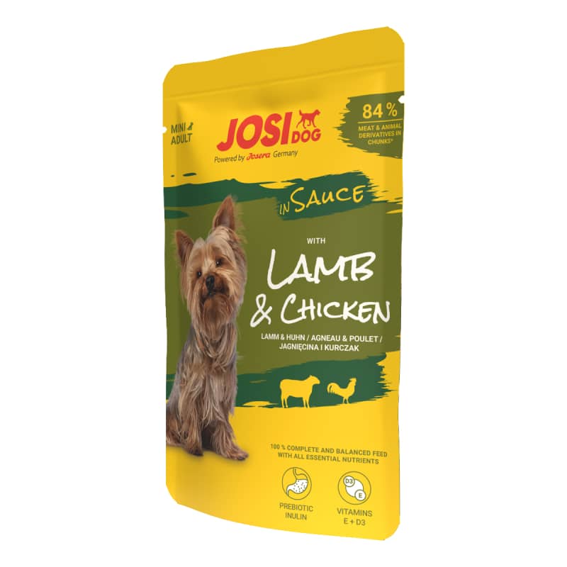 Josera JosiDog Mini Lamb & Chicken konservi suņiem mazajām šķirnēm ar jēru un vistu 100 g