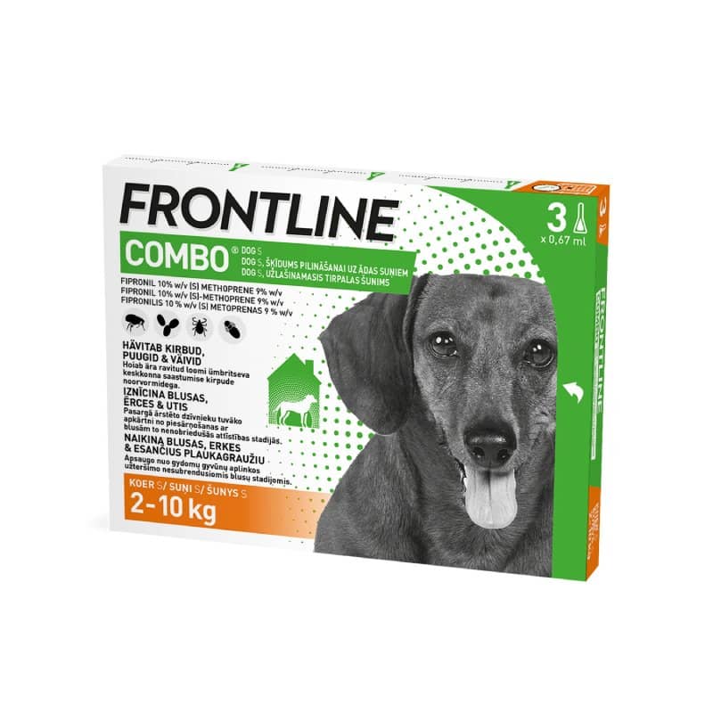 Frontline Combo pretblusu pilieni suņiem 2–10 kg N3