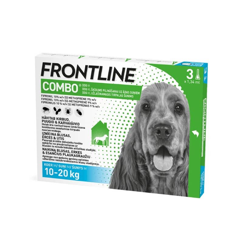 Frontline Combo pretblusu pilieni suņiem 10–20 kg N3