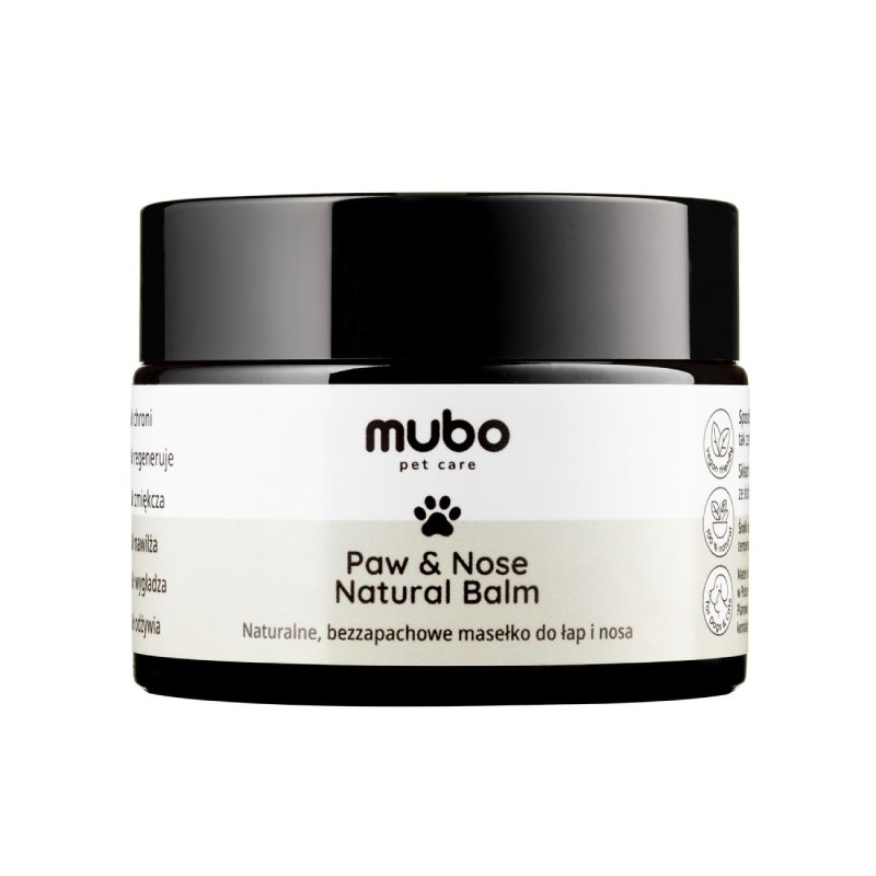 Mubo Paw & Nose balzams suņu ķepu aizsardzībai un deguna kopšanai 50 ml