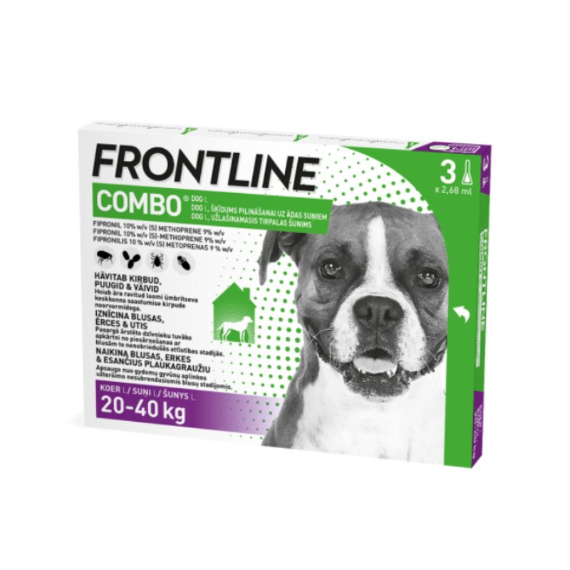 Frontline Combo pretblusu pilieni suņiem 20–40 kg N3