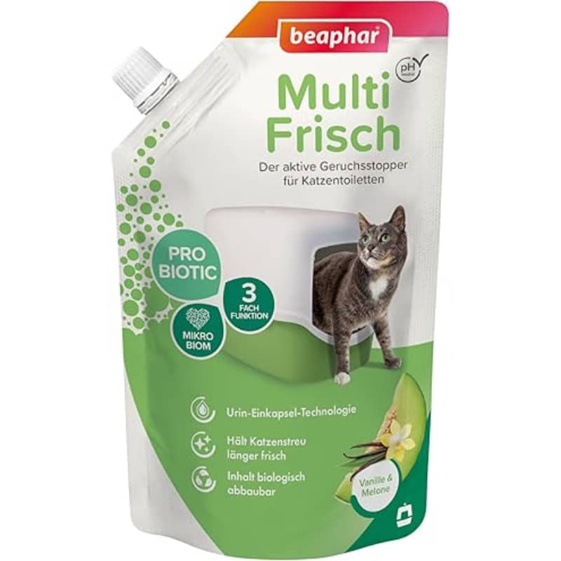 Beaphar Odour Killer Vanilla kaķu pakaišu dezodorants granulas 400 g