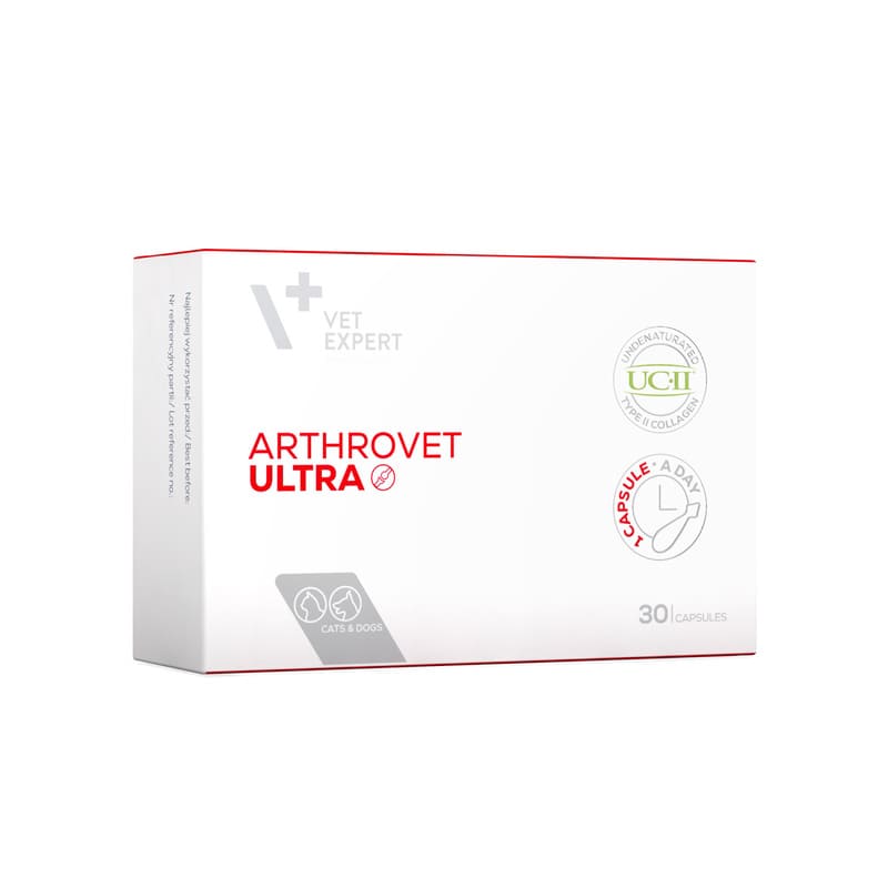 VetExpert ArthroVet Ultra kapsulas locītavām suņiem un kaķiem N30