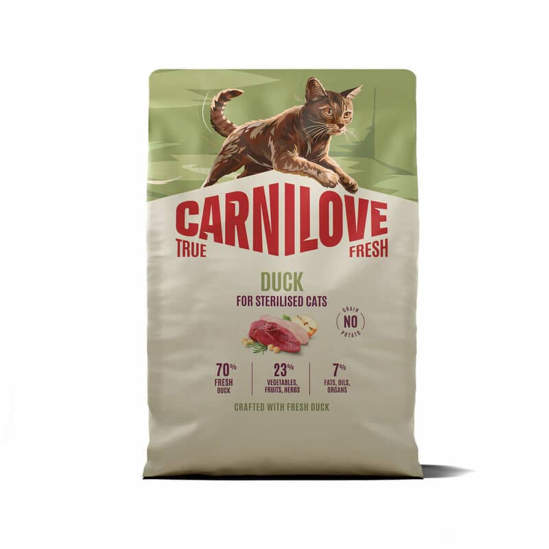 Carnilove True Fresh Sterilised Duck kaķu barība sterilizētiem kaķiem 2 kg