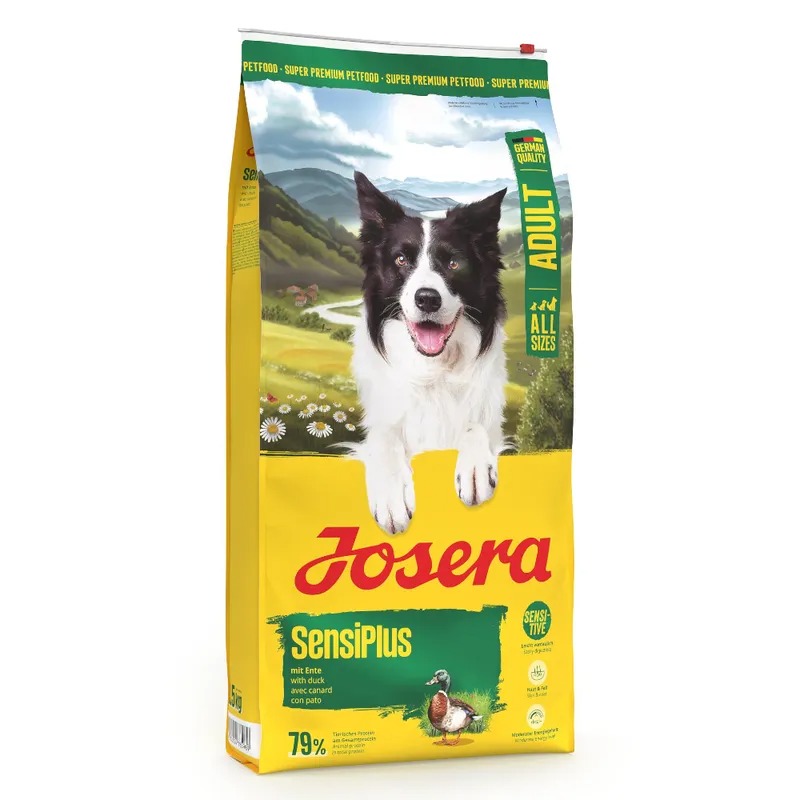 Josera SensiPlus sausā suņu barība jutīgai gremošanai ar pīli un rīsiem 12.5 kg