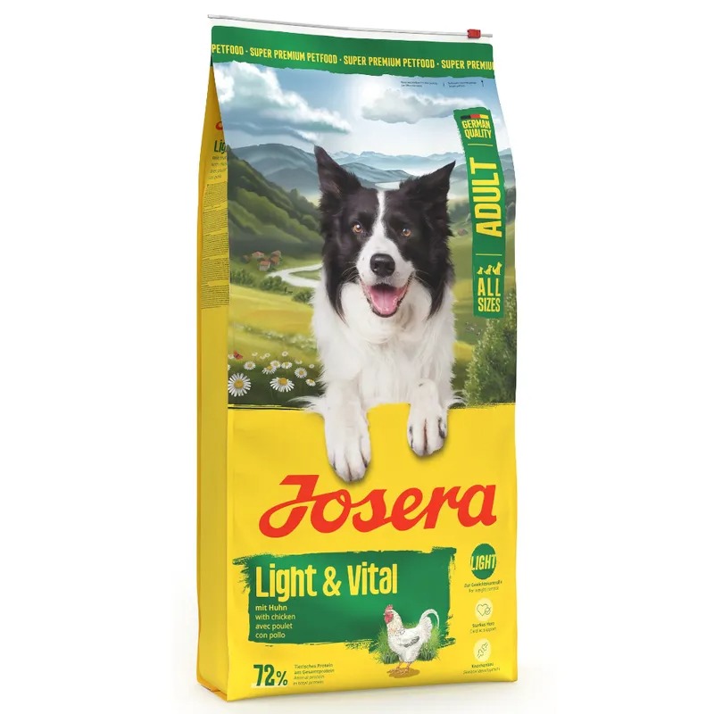 Josera Light & Vital sausā suņu barība pieaugušiem suņiem svara kontrolei 12.5 kg