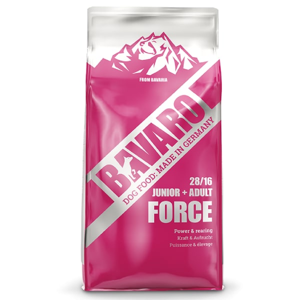 Josera Bavaro Force Junior sausā suņu barība kucēniem 18 kg