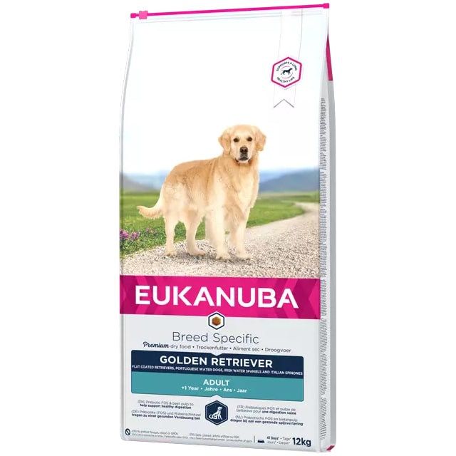 EUKANUBA DOG GOLDEN RETRIEVER sausā barība suņiem 12kg