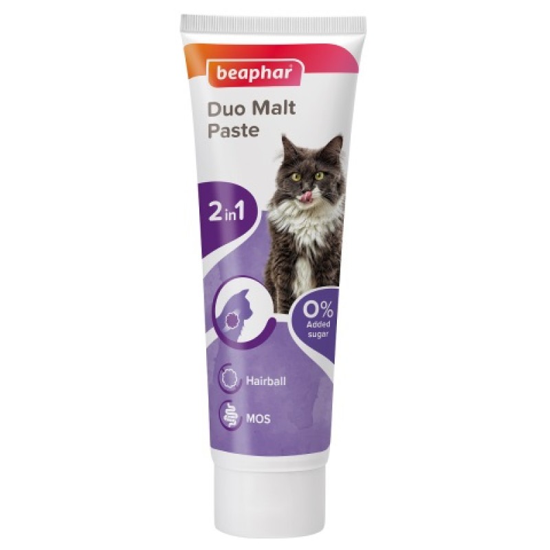 Beaphar Duo Malt Hairball pasta pret matu kamoliem kaķiem 100 g