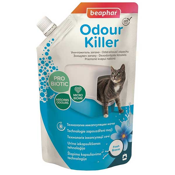 Beaphar Odour Killer Fresh kaķu pakaišu dezodorants granulas 400 g